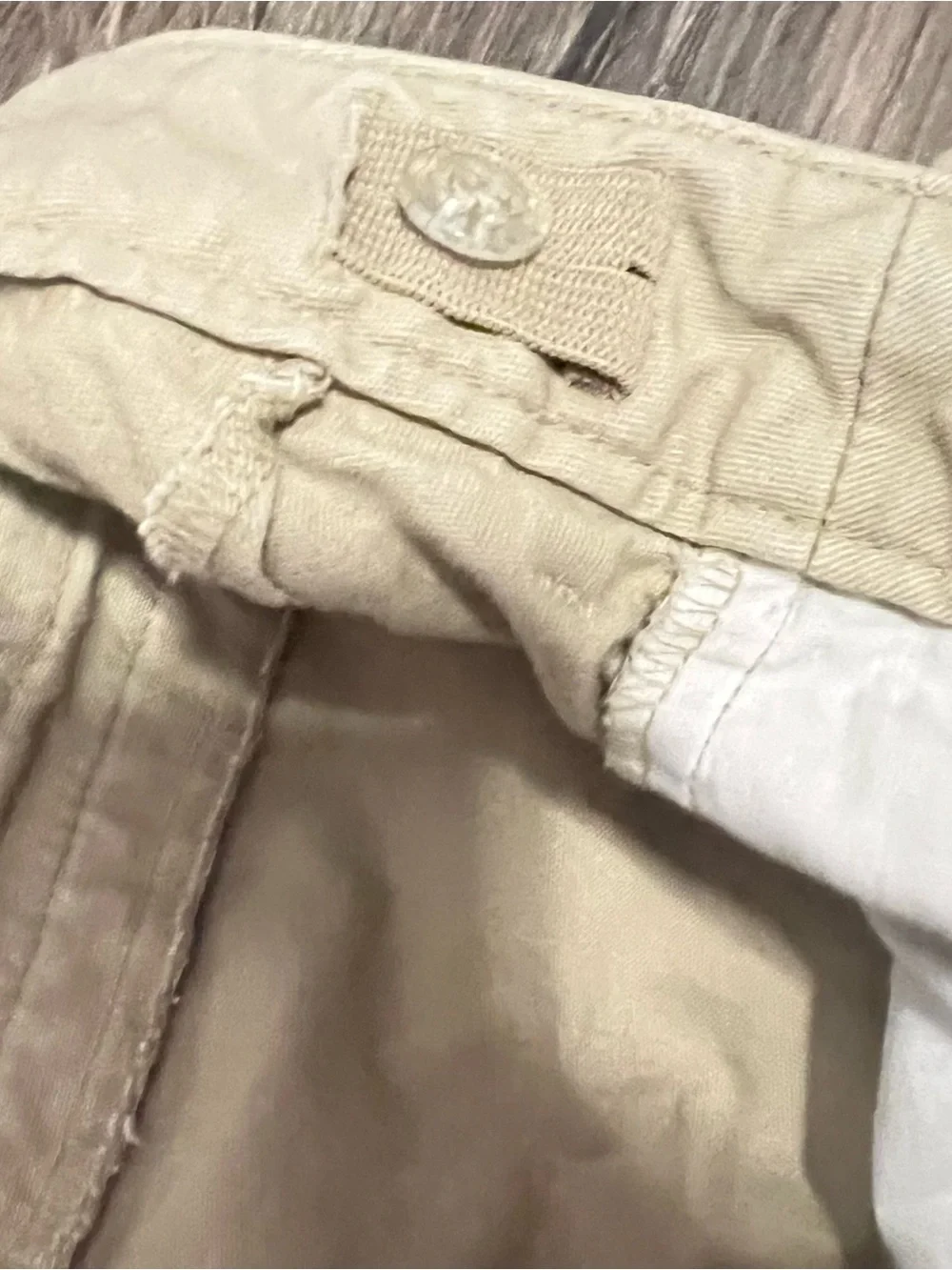 Old Navy Girls’ Skinny Stretch Size 18 Tall Khaki Uniform Pants 30” Inseam
